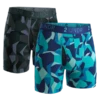 2UNDR 2 Pack - Swing Shift Boxer Brief Water/Forest Camo -Golf Series Store 2UNDR 2 Pack Swing Shift Boxer Brief WaterForest Camo Apparel