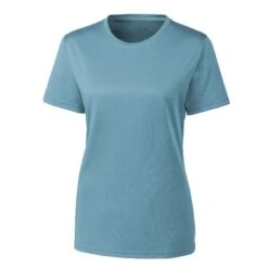 Cutter & Buck Custom Logo Clique Spin Jersey T Shirt - Womens