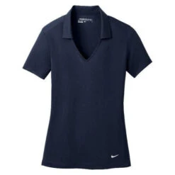 Custom Logo Nike Dr-Fit Vertical Mesh Women's Polo - Embroidery -Golf Series Store Custom Logo Nike Dr Fit Vertical Mesh Womens Polo Embroidery Polo 5