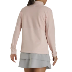 Footjoy Womens 1/2 Zip Ribbed Midlayer -Golf Series Store Footjoy Womens 12 Zip Ribbed Midlayer Apparel 3