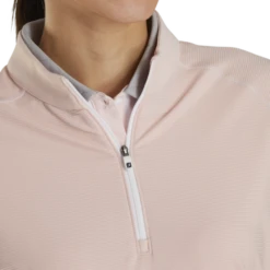 Footjoy Womens 1/2 Zip Ribbed Midlayer -Golf Series Store Footjoy Womens 12 Zip Ribbed Midlayer Apparel 4