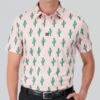 Full Wedge Golf - Cactus Hack Polo - Mens -Golf Series Store Full Wedge Golf Cactus Hack Polo Mens Apparel