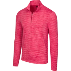 Greg Norman Heathered 1/4 Zip Pullover - Mens