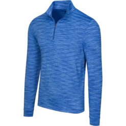 Greg Norman Heathered 1/4 Zip Pullover - Mens -Golf Series Store Greg Norman Heathered 14 Zip Pullover Mens Shirts Tops 3