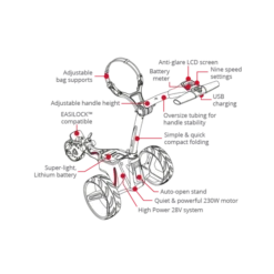 Motocaddy M1 Standard Lithium Electric Golf Cart -Golf Series Store Motocaddy M1 Standard Lithium Electric Golf Cart Electric Cart 6