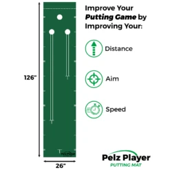 Pelz Player Putting Mat -Golf Series Store Pelz Player Putting Mat Training Aid 4 8c1c3dd8 feb6 4da0 96a2 4587a9a5032d